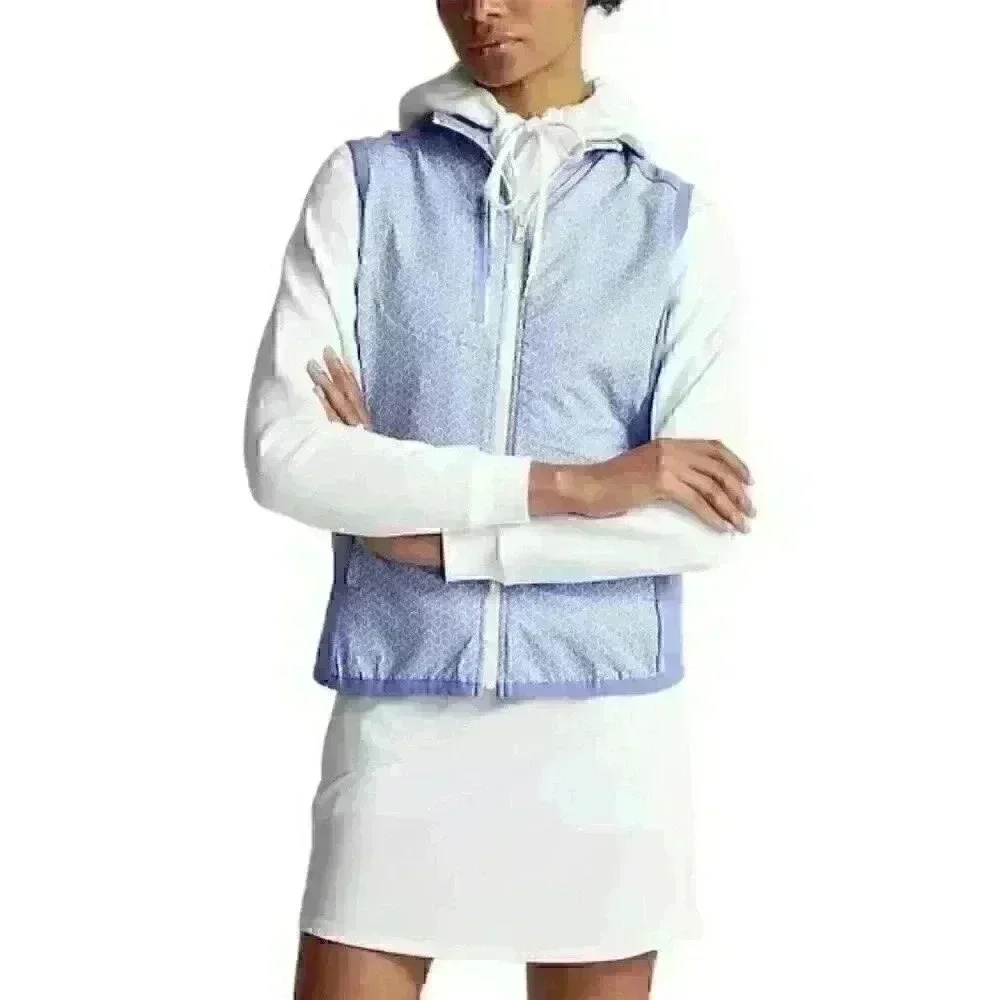NEW! RLX Golf Ralph Lauren Women's XS Printed Terry Sleeveless Vest NWT $178 - Picture 2 of 3